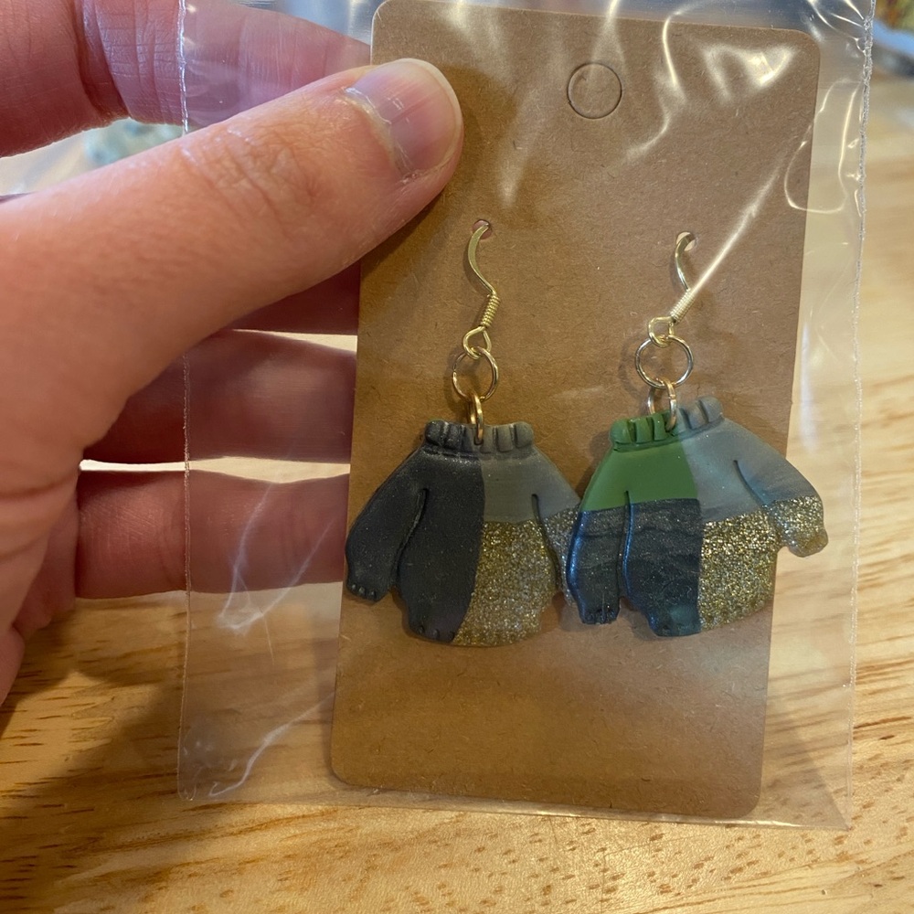 Ultracute Ugly Sweater Earrings - Picture 3 of 4